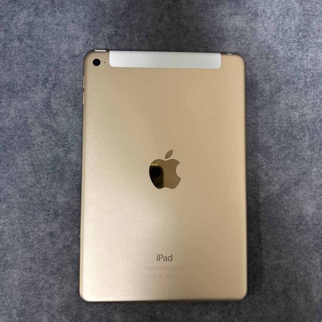 iPadmini4ゴールド本体128GB WIFI Cellular対応箱付き
