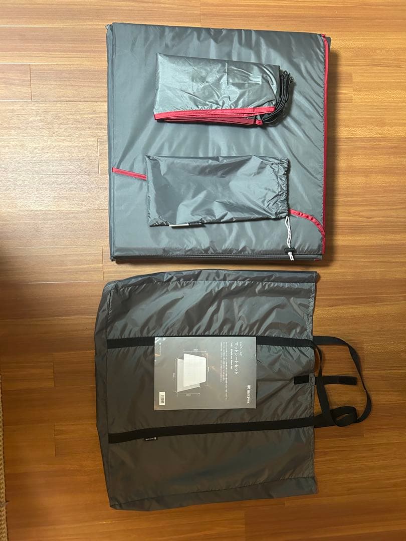 使用1回スノーピークエントリー2ルーム　エルフィールド　純正マットシートセット付