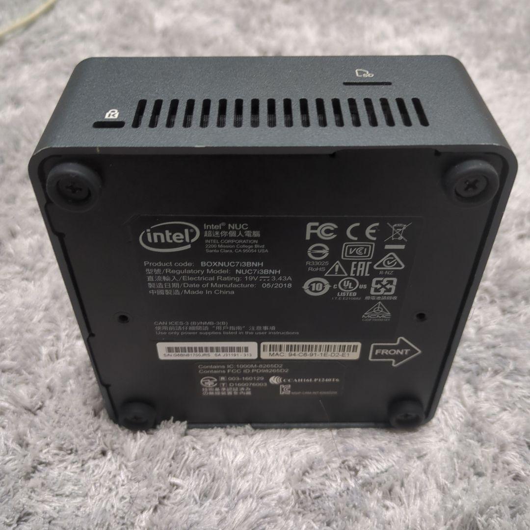Intel NUC BOXNUC7i3BNH ミニPC