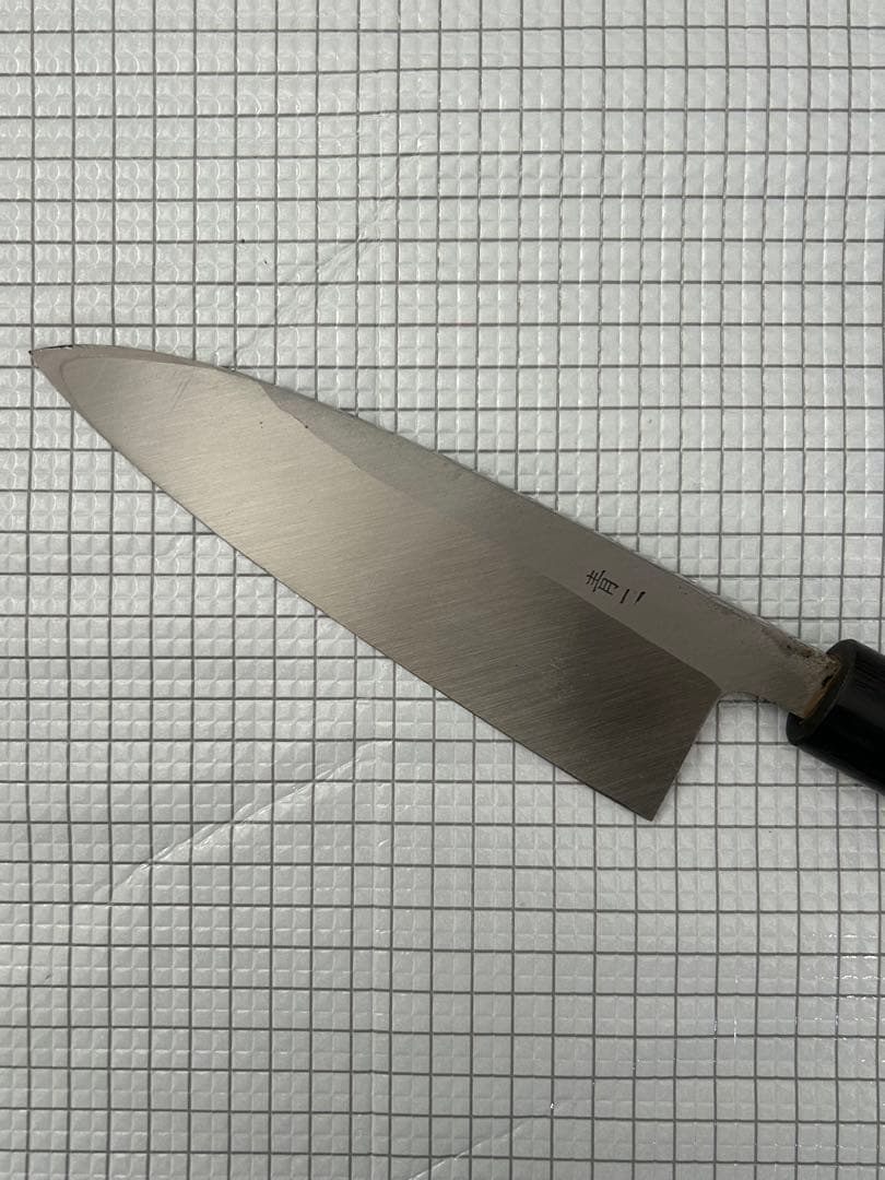 包丁 出刃包丁 180mm 紫檀丸柄 安来鋼青紙２号 出刃