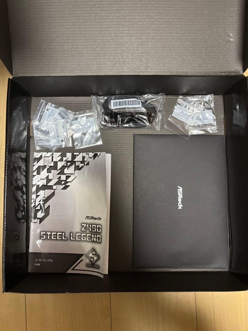 ASRock マザーボード Z490 Steel Legend 付属品完備