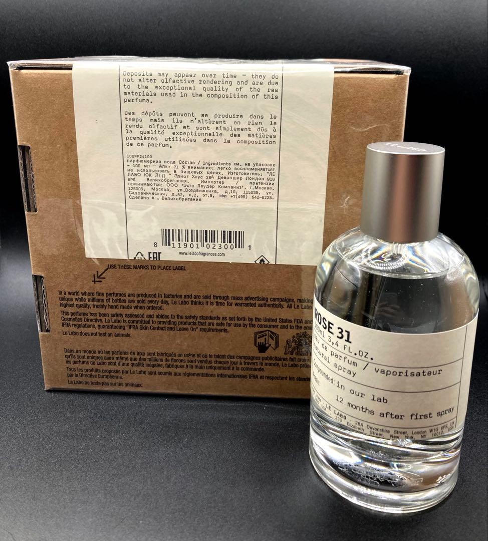 新品　LE LABO ROSE 31 オードパルファム100ml