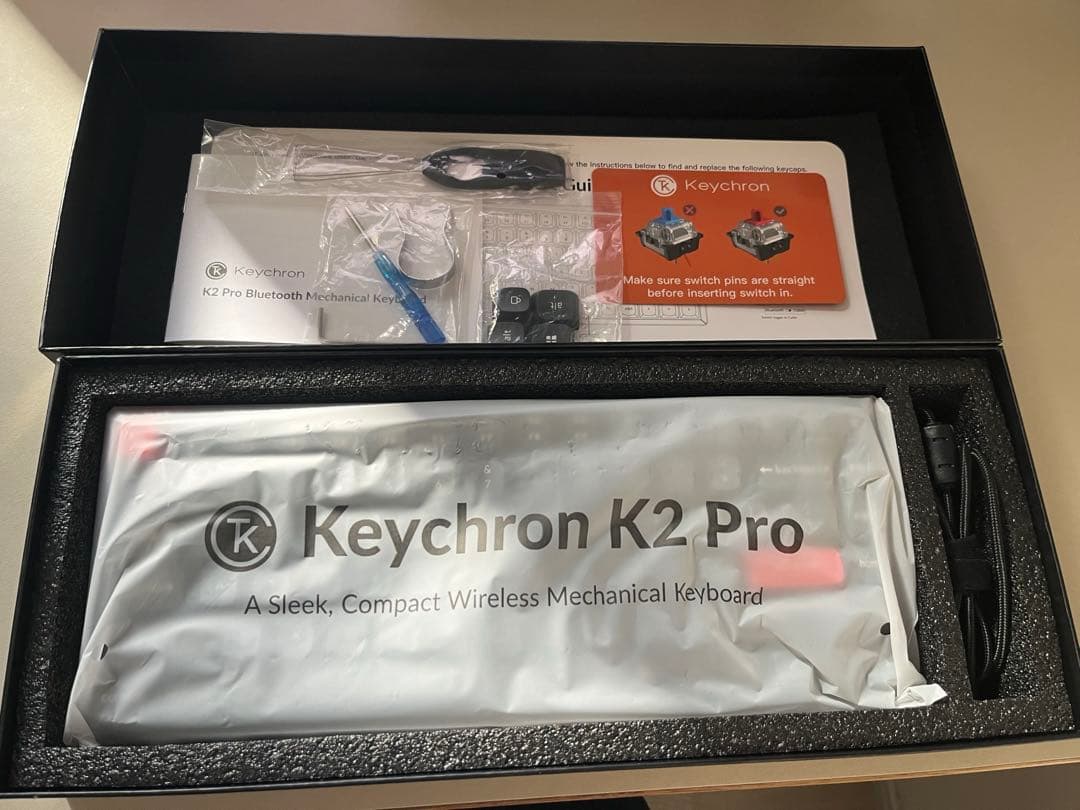 Keychron K2 Pro 茶軸 US配列 RGBバックライト