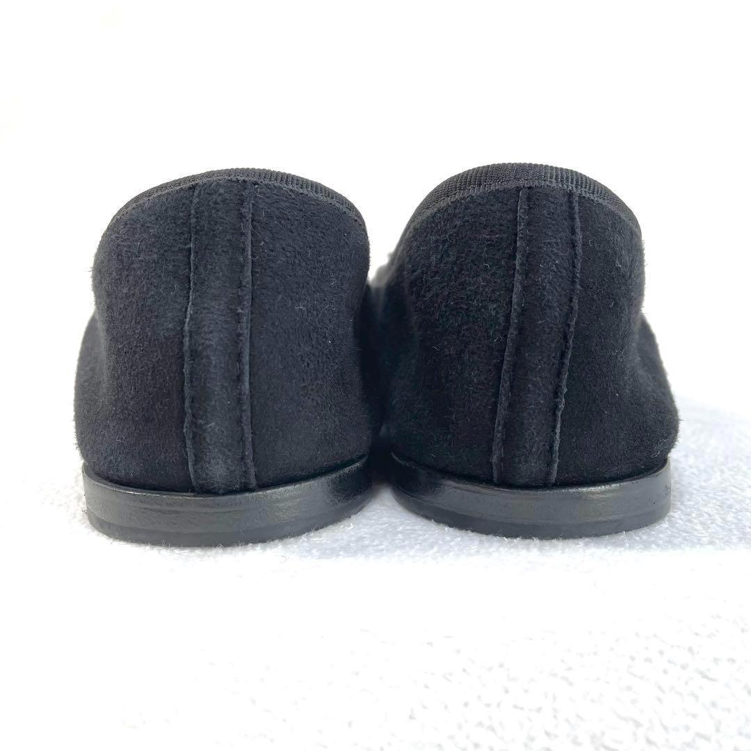 極美品✨レペット ユナイテッドアローズ フラット ベルベット ブラック リボン