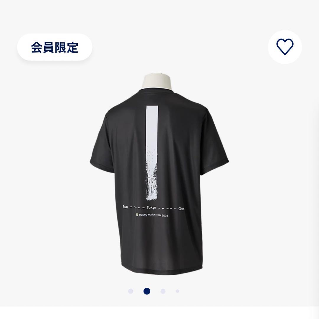 完売品！新品未開封　東京マラソン2026 限定シグネチャーシャツ Ｍサイズ