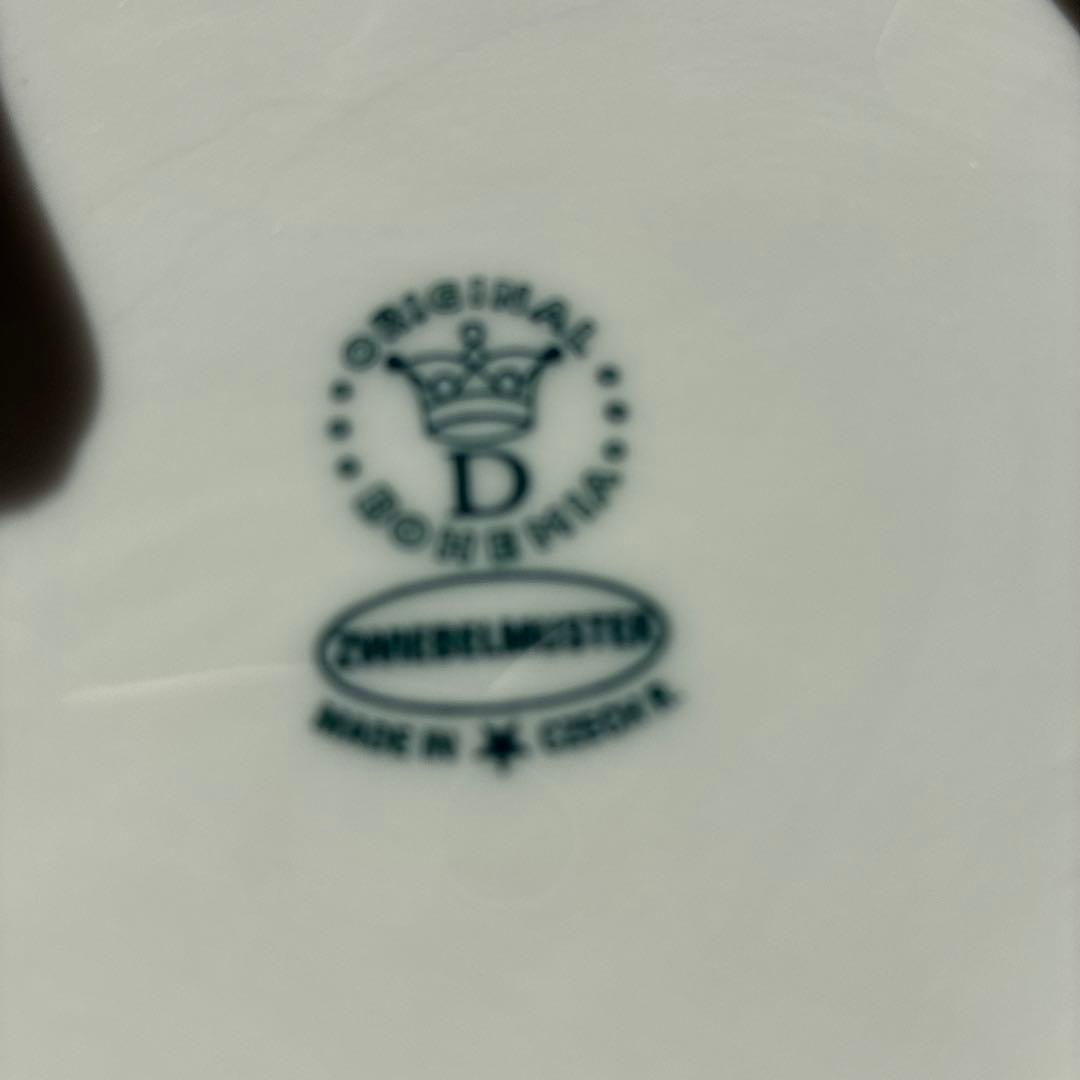 チェコ製　ボーンチャイナ 皿