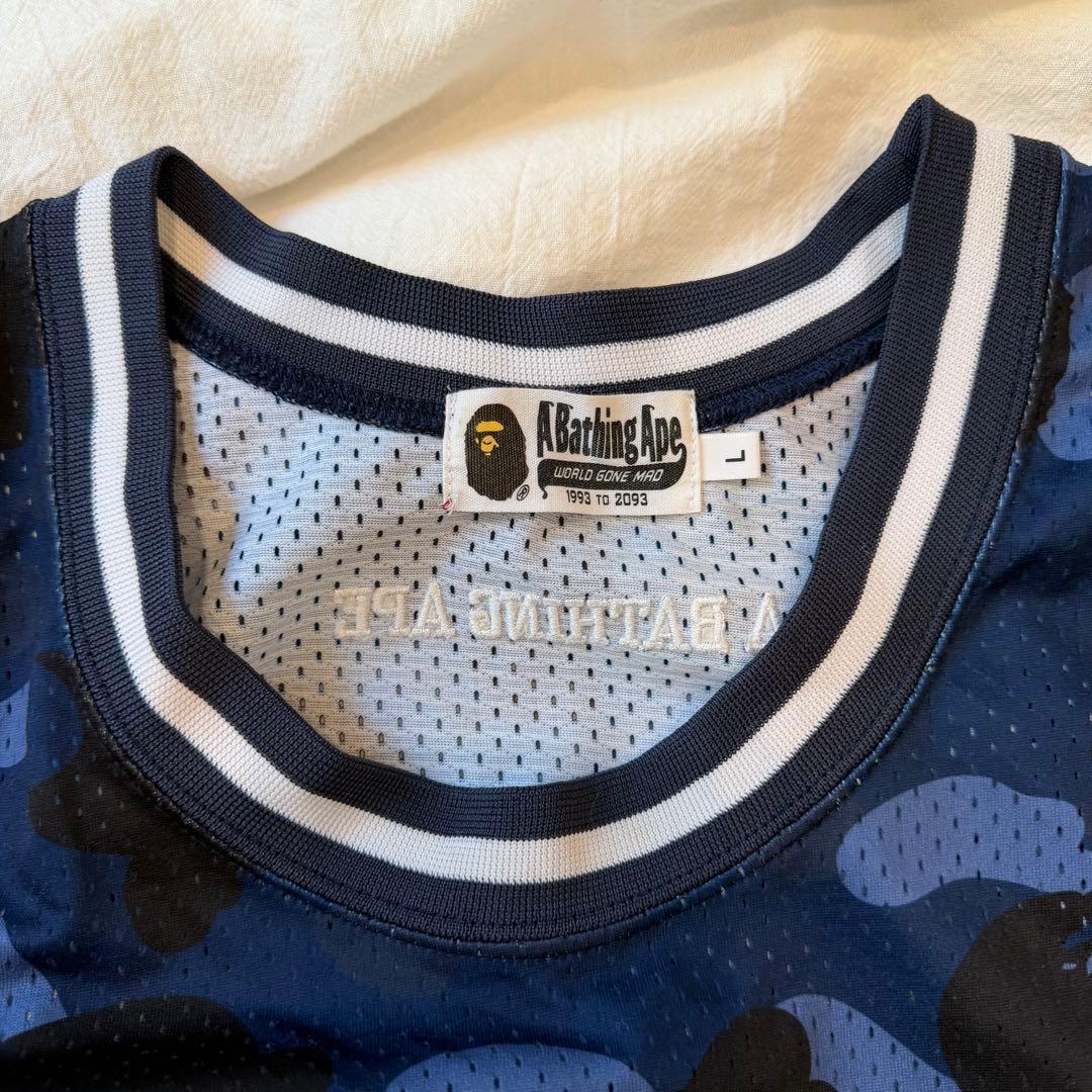 A BATHING APE 迷彩タンクトップ L