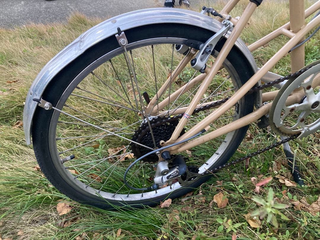 自転車　ラレー raleigh ミニベロ　モカブラウン　　大阪