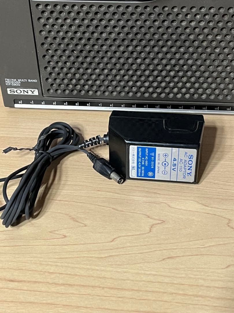 SONY ICF-5900 BCLラジオ／スカイセンサー　FMラジオ動作確認済み