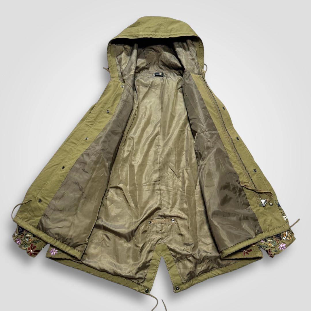 1693◆go slow caravan モッズコート キャンバスパネル刺繍 4