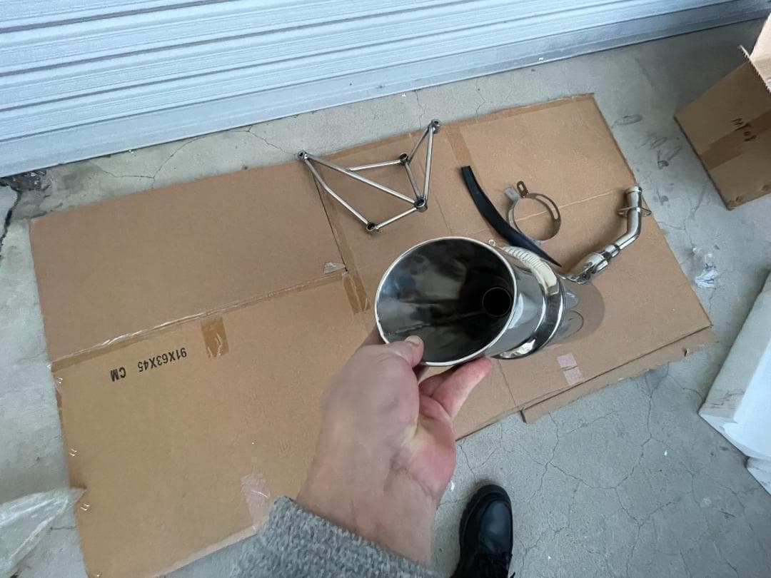 るきくれさん　FORZAフォルツァMF08 マフラー セット　ステンレス製