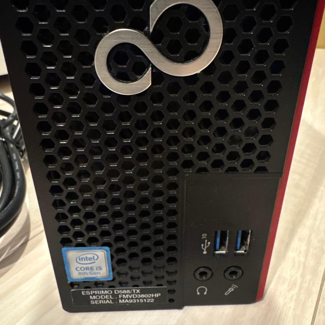 Windowsデスクトップ FUJITSU ESPRIMO D588/TX Corei5-8500