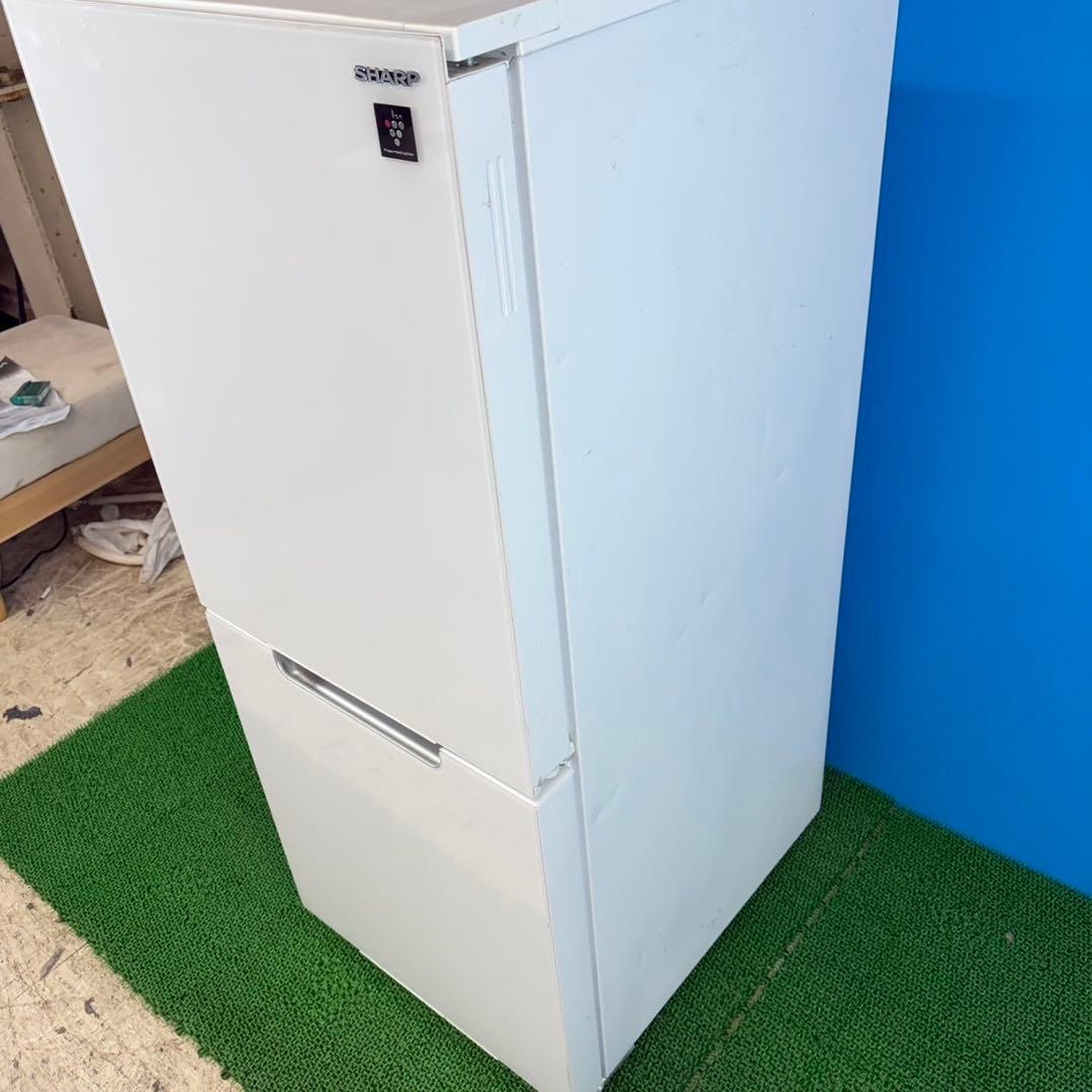 742 SHARP ガラスパネル　付け替えどっちもドア　冷蔵庫　152L 小型