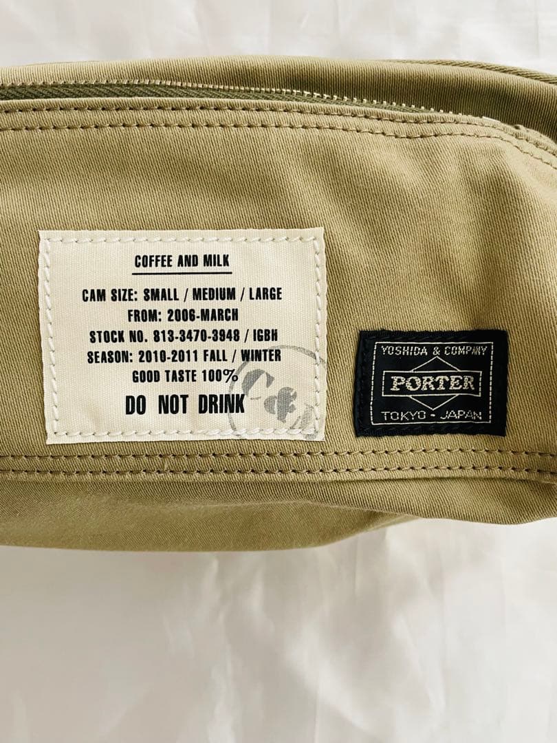 ポーター　コーヒーアンドミルク　BEAMS コラボ　マルチポーチ