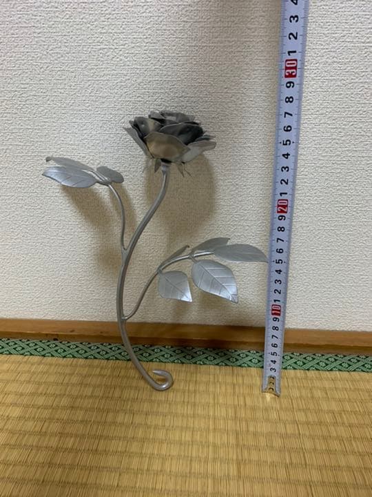 手作り　ハンドメイド　鉄製　薔薇　フラワー