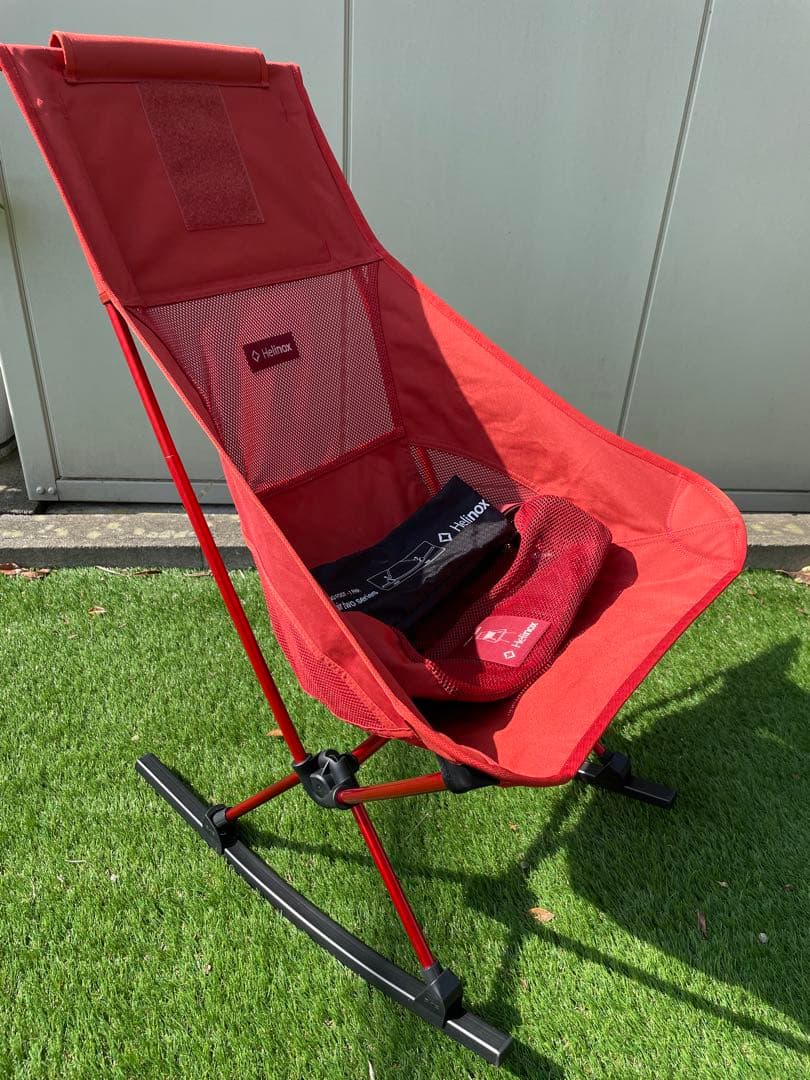 Helinox ヘリノックス チェアツー パプリカ + ロッキングフット