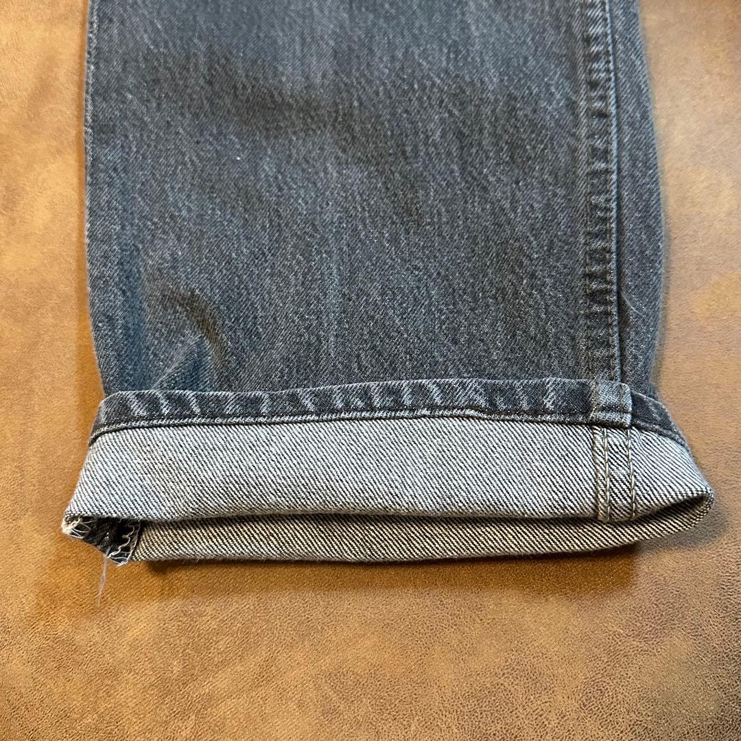 【80s】Levi's 501 先染め アメ製 ブラックデニム W32
