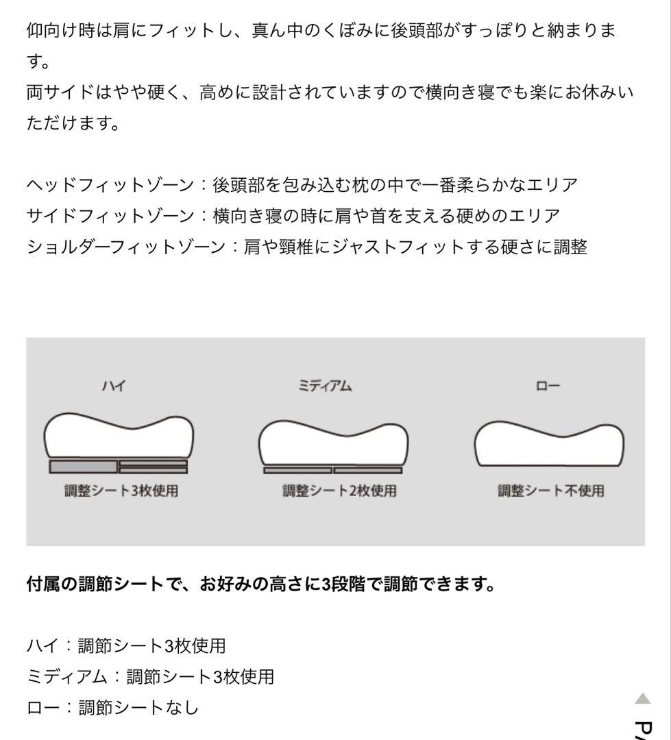 【新品未使用】フランスベッド LTショルダーフィットピロー ミディアムソフト