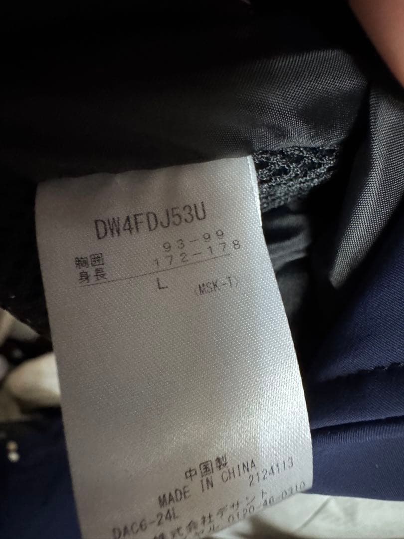 DESCENTE スキーウェア ジャケット ダークナイトネイビー L