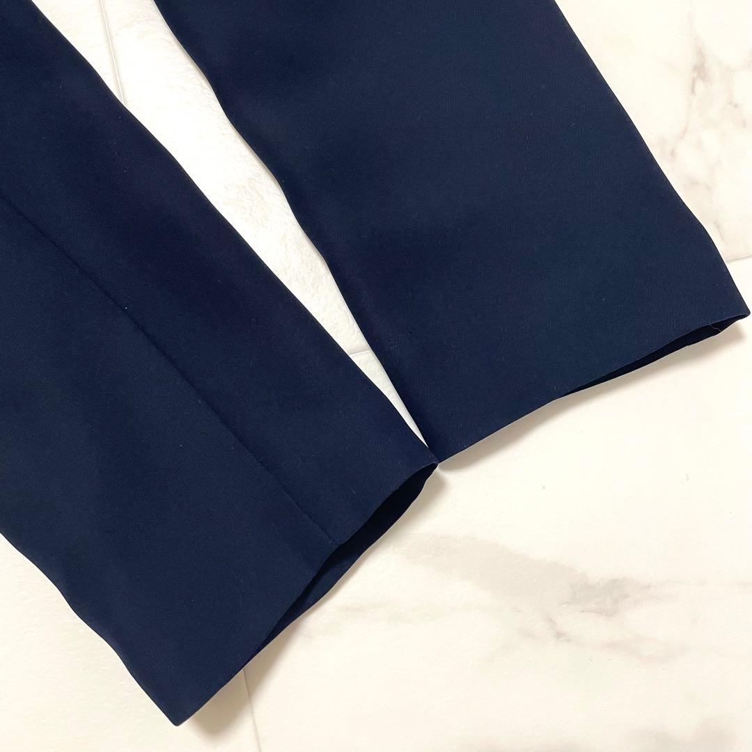 極美品 アーバンリサーチドアーズ ノーカラー Vネックジャケット 濃紺 1