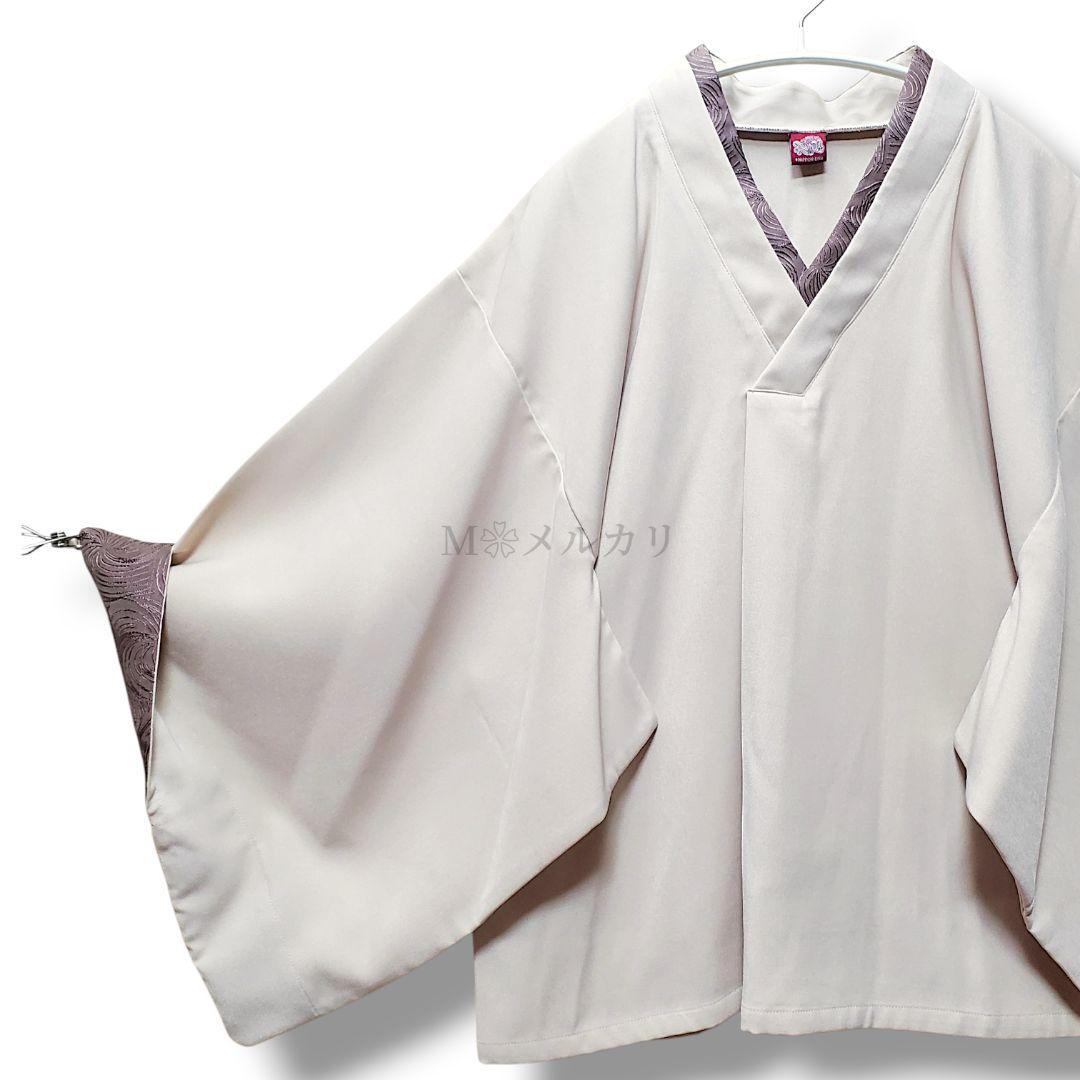 完売品✨倭物やカヤ流水ジャガード上下セット 簡単着物風オケージョン晴れ着成人式春