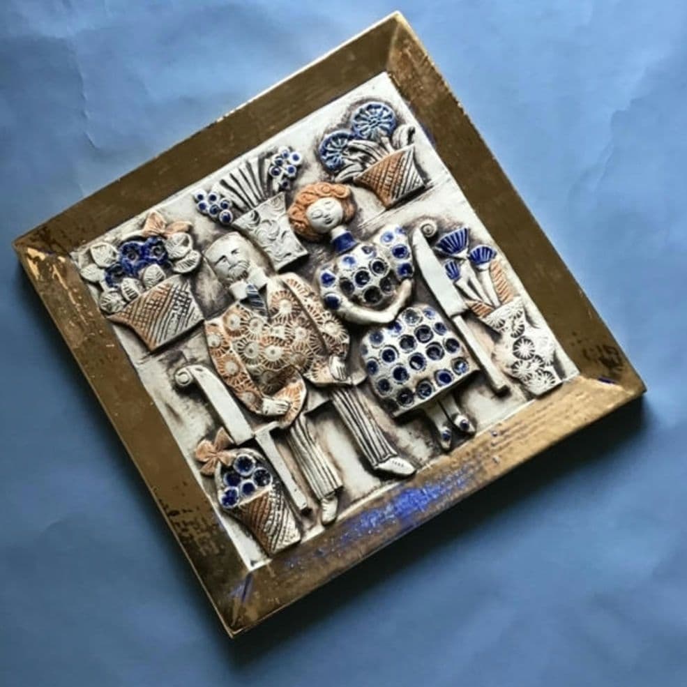 リサラーソン　陶板　JUBILUEM　ジュビリーム　記念日