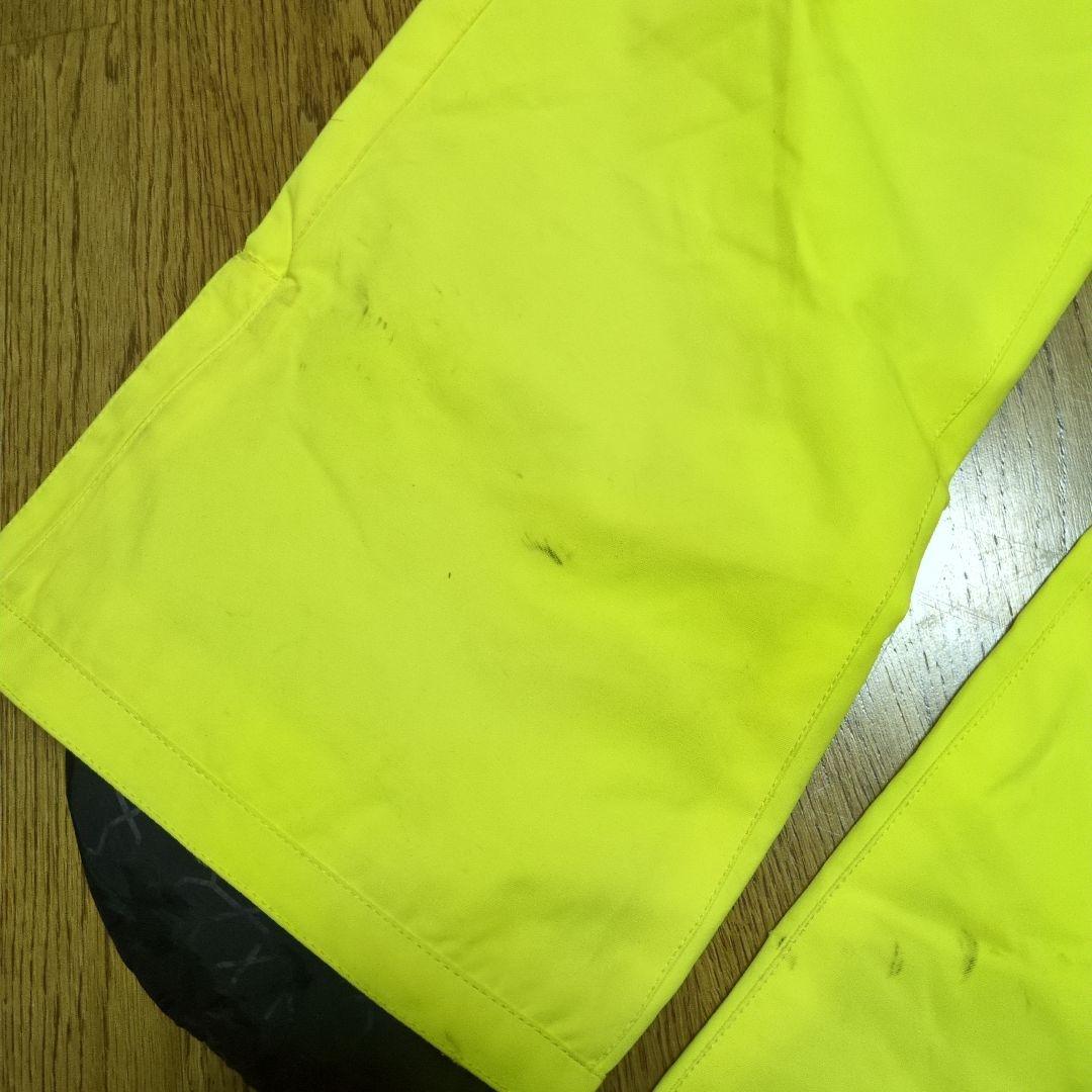 【美品】ROXY　スノボウェア　上下セットアップ　Ｓ　　ブルー　総柄　イエロー