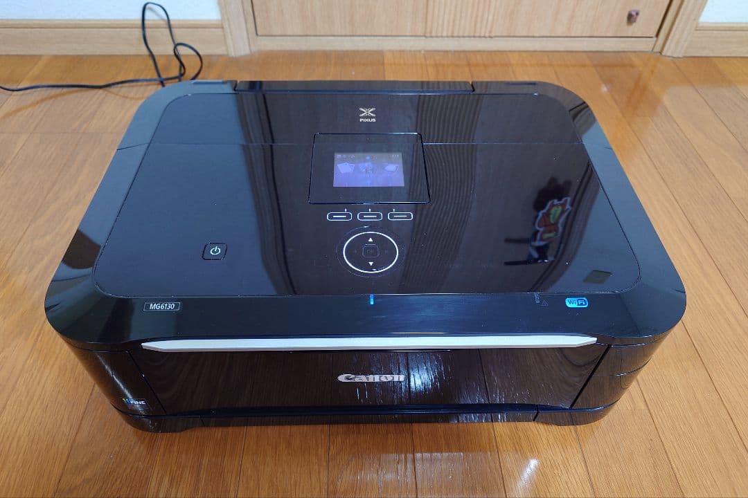 スマホ印刷対応！未使用純正インク2箱付！Canon PIXUS MG6130