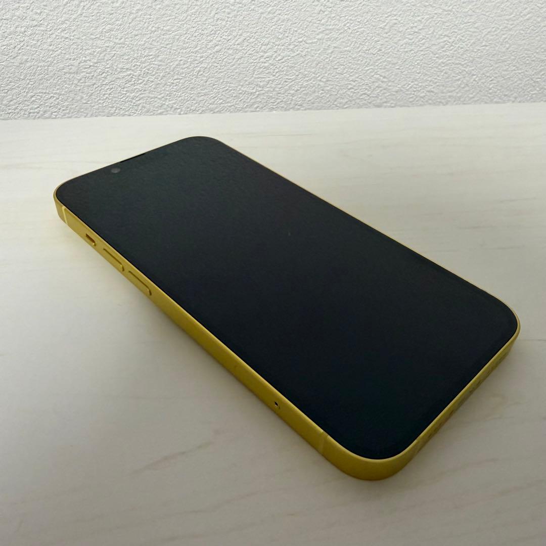 Apple iPhone14 イエロー　最大容量96% 128GB SIMフリー