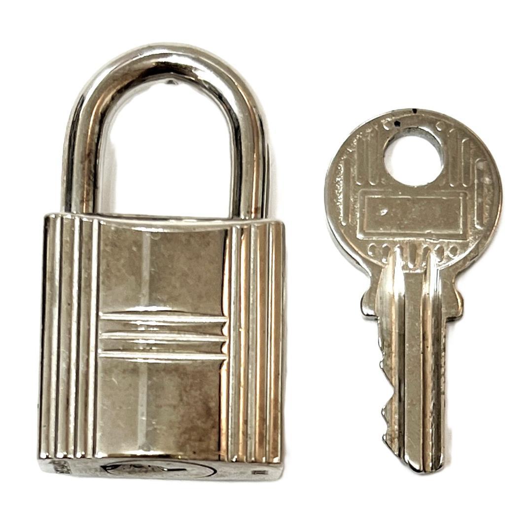 エルメス カデナ＆キー パドロック No.110 シルバー 中古品(23075※