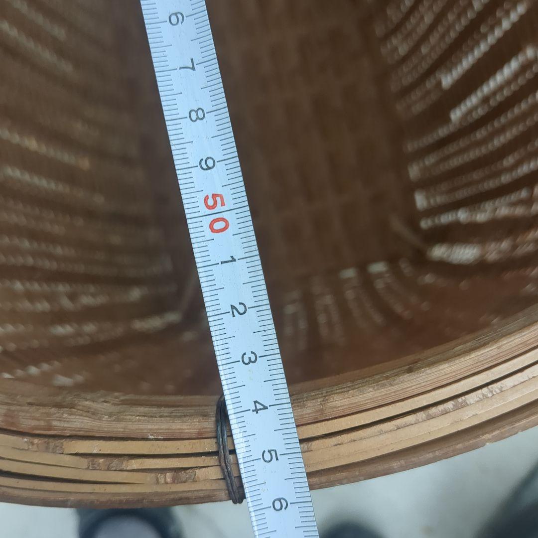 特大背負いカゴ(竹製)レトロ