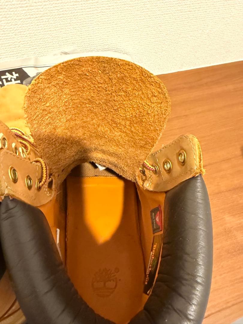 timberland 10061プレミアムブーツ 6インチイエローブーツ 9W