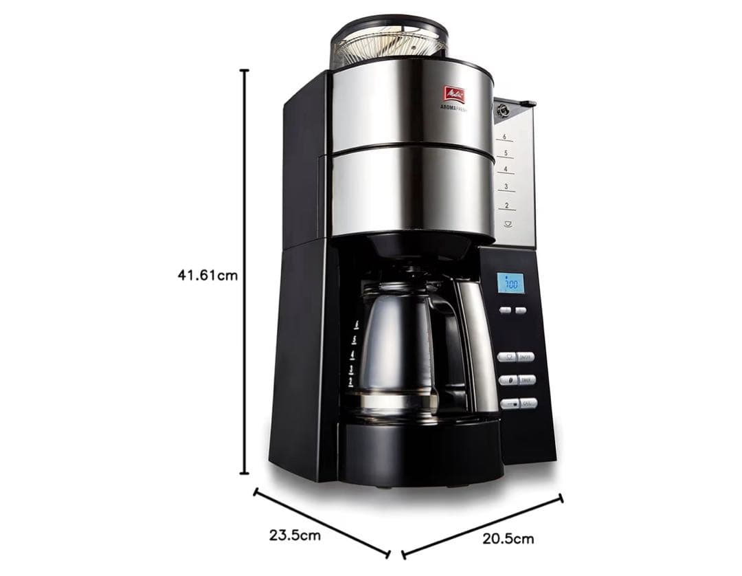 Melitta Aroma Fresh コーヒーメーカー　メリタ　全自動　ミル付