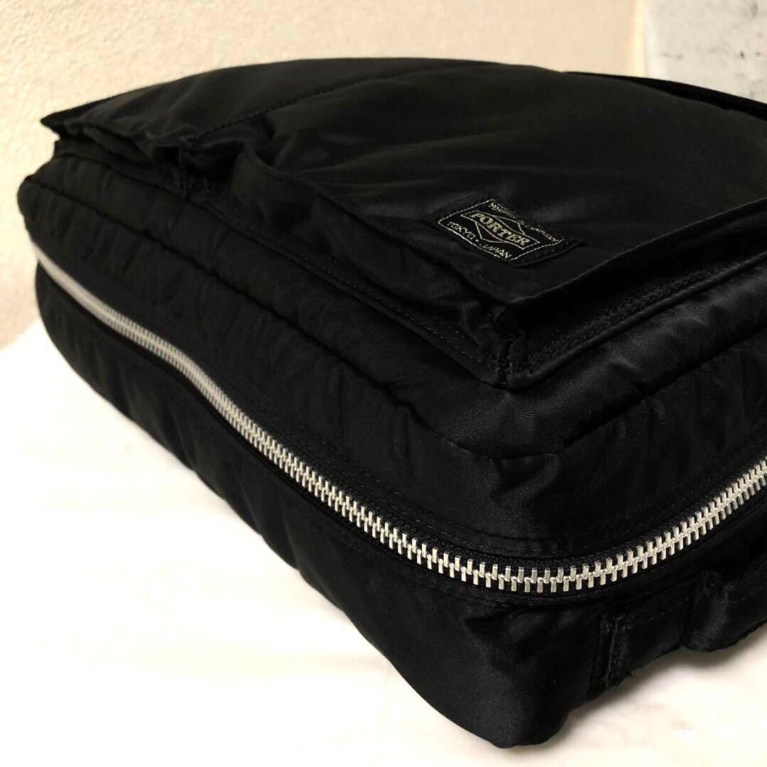 新品未使用✨廃盤 ポーター タンカー ビジネスバッグ3way A4可 大容量 黒