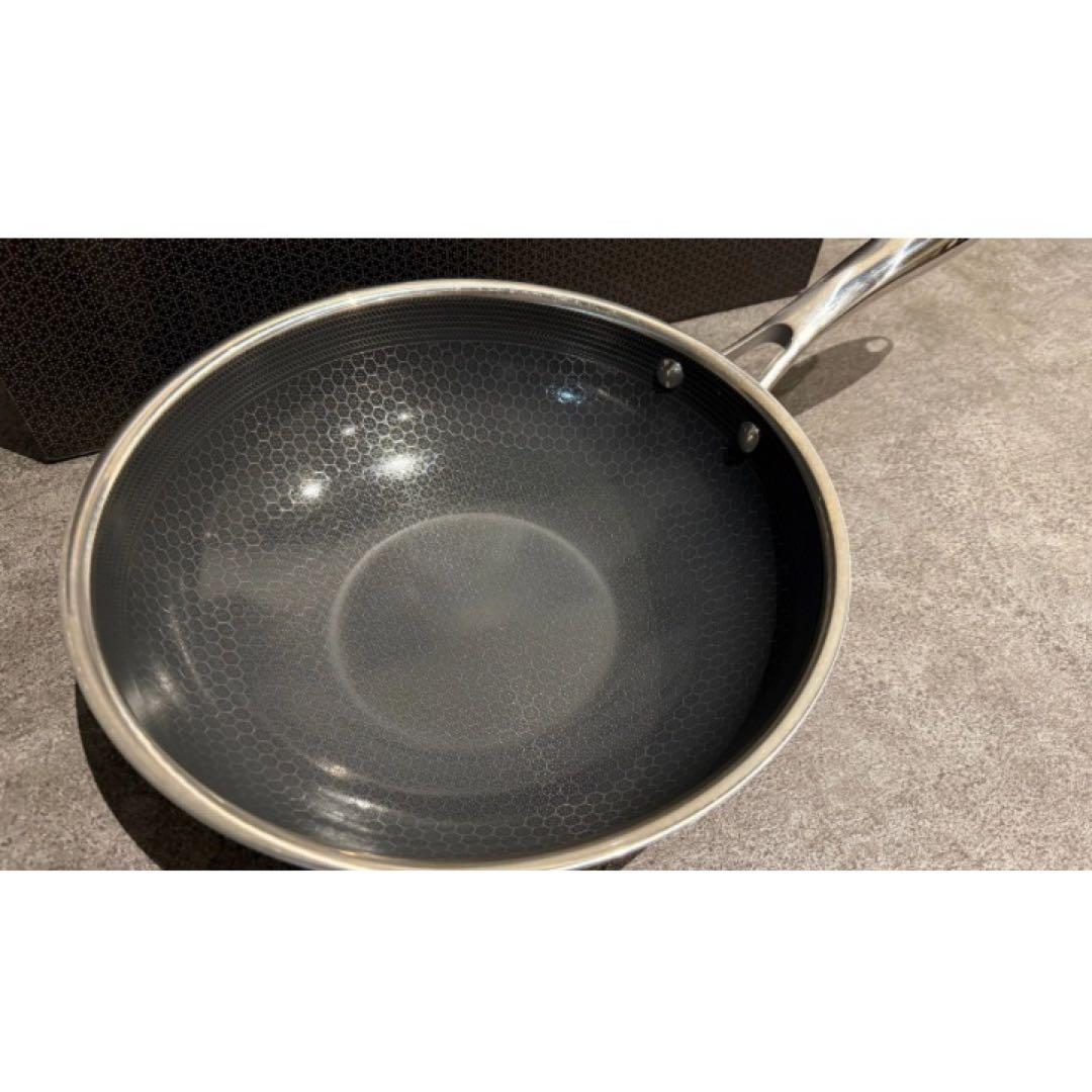 HEXCLAD 26cm中華鍋 ヘックスクラッド ハイブリッドフライパン