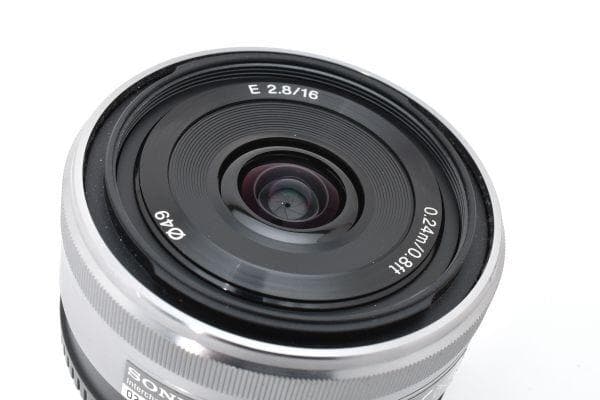 【美品】ソニー SONY E 16mm F2.8 SEL16F28 単焦点レンズ