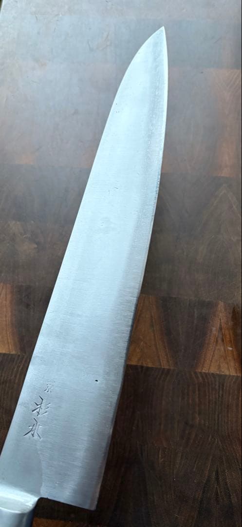 東京　杉本　牛刀　300mm 尺　包丁　全鋼　炭素鋼　研ぎ済　洋包丁　再生品