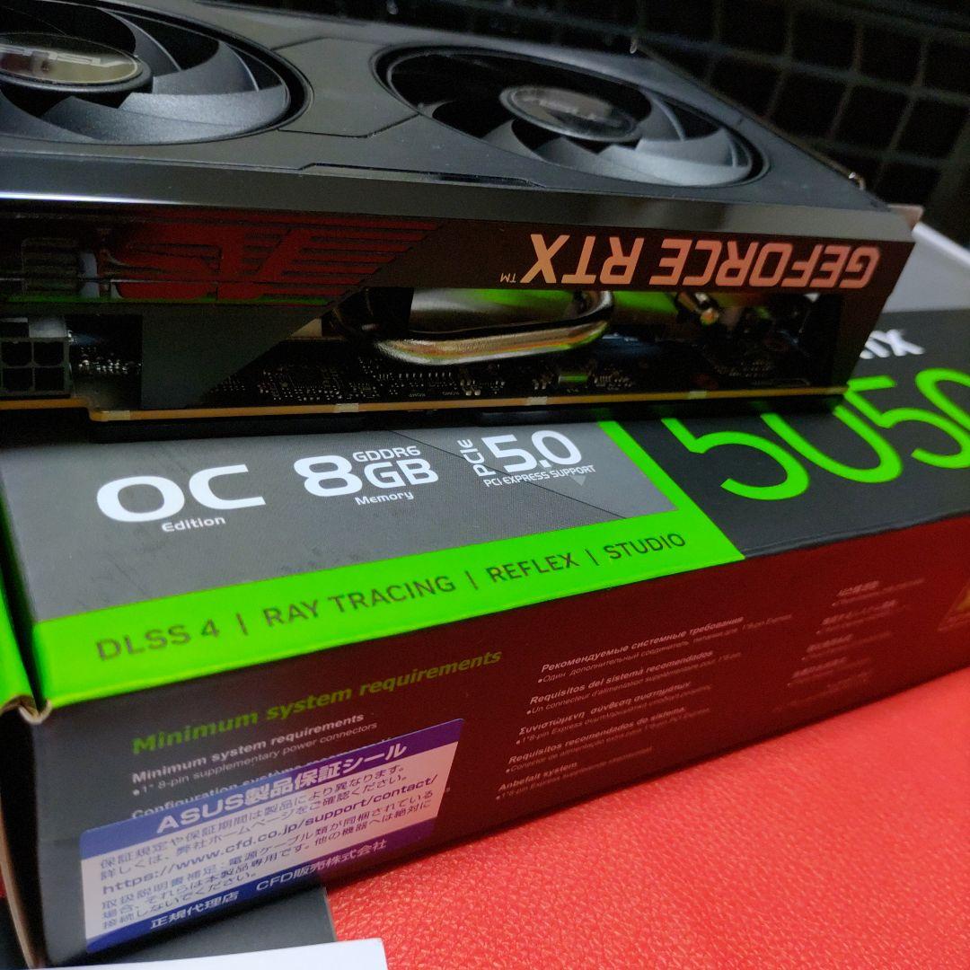 ASUS Dual　GeForce RTX 5050 8GB OC　1年保証