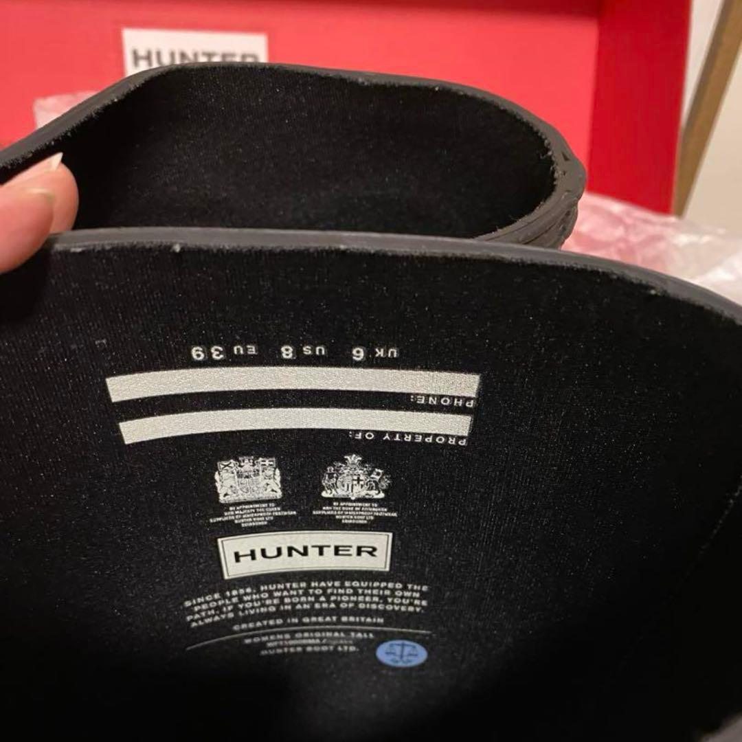 HUNTER レインブーツ　25センチ