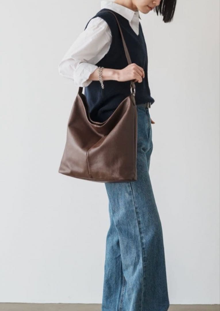 ラシットソフトレザーワンショルダーバック