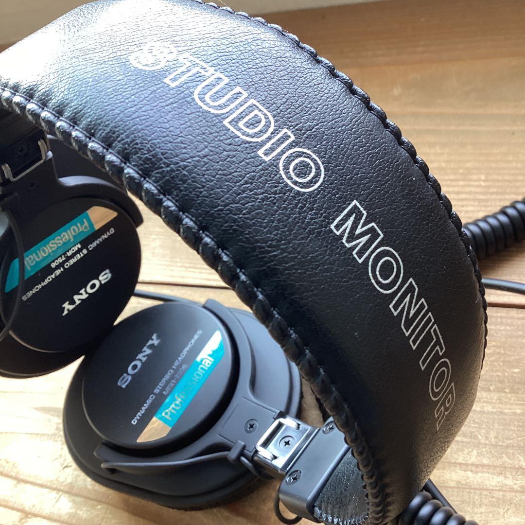 SONY MDR-7506 ヘッドホン スタジオモニター 青帯【美品】