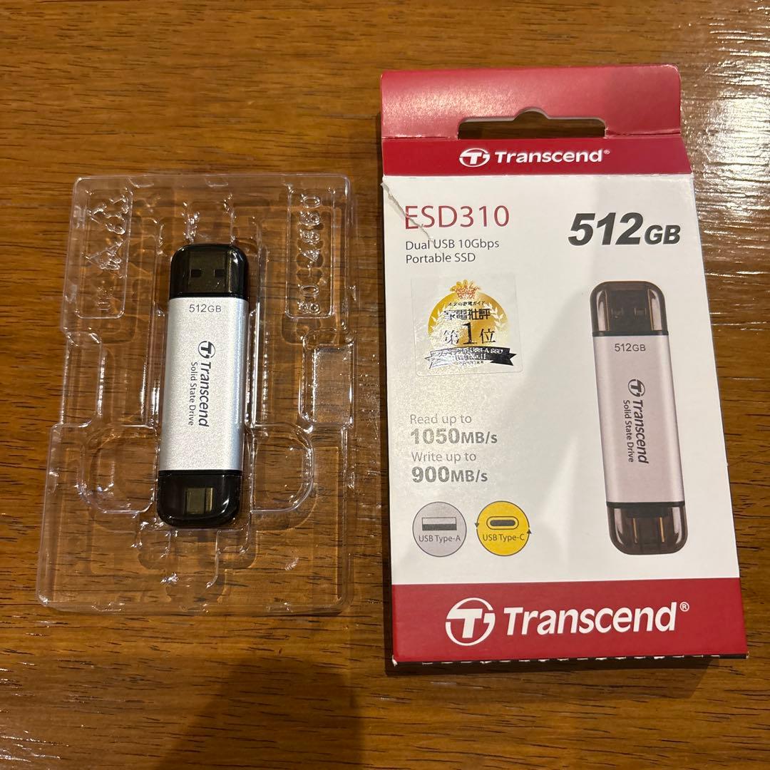 外付けハードディスク・ドライブ Transcend ESD310 512GB
