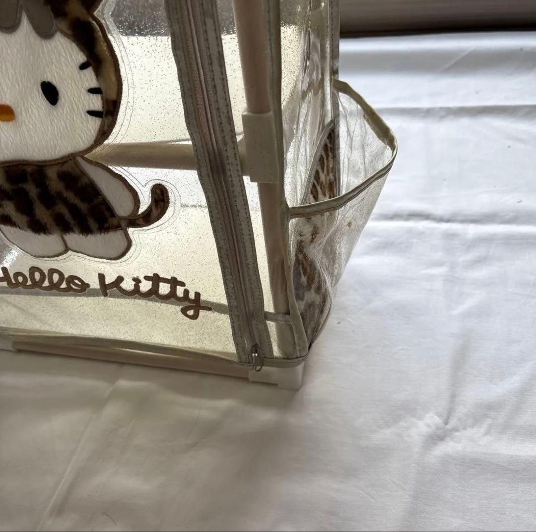 ハローキティ　ヒョウ柄　チェスト　ラック　平成レトロ