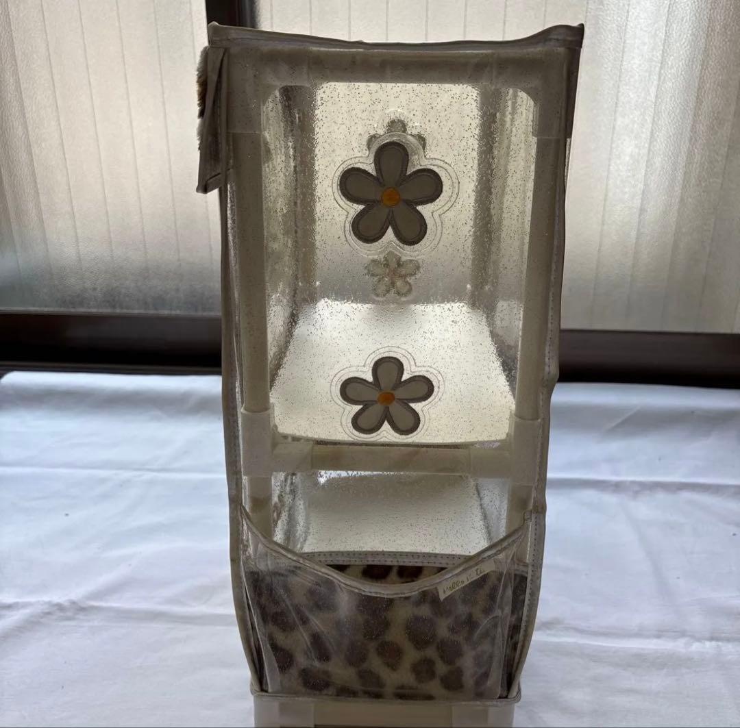 ハローキティ　ヒョウ柄　チェスト　ラック　平成レトロ