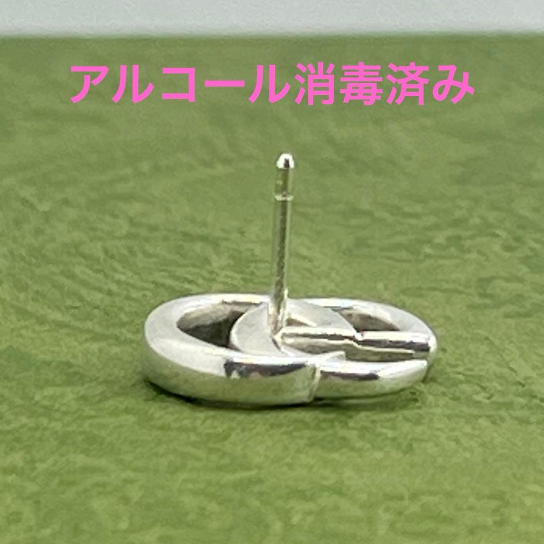 GUCCI ダブルG スタッズ 片耳 ピアス 053361