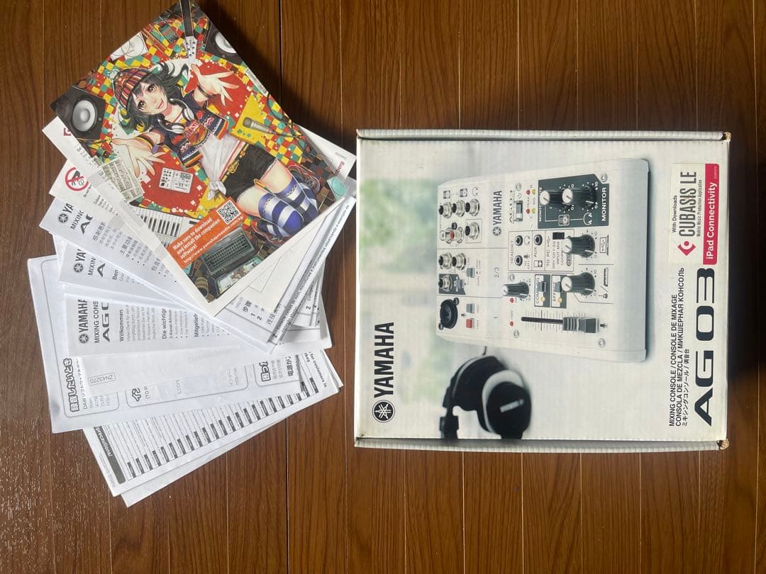 YAMAHA AG03 インターフェース&マイク &ヘッドフォンセット