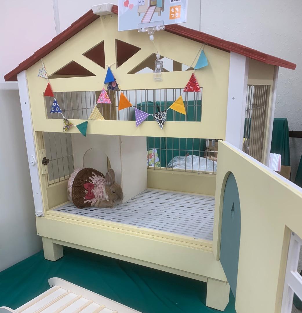 【もちつき】壱番館　北欧デザインペットハウス　うさぎ用ケージ　可愛い