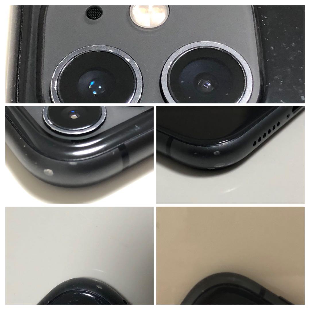 iPhone 11 ジャンク スマホカバー カメラフィルム付き