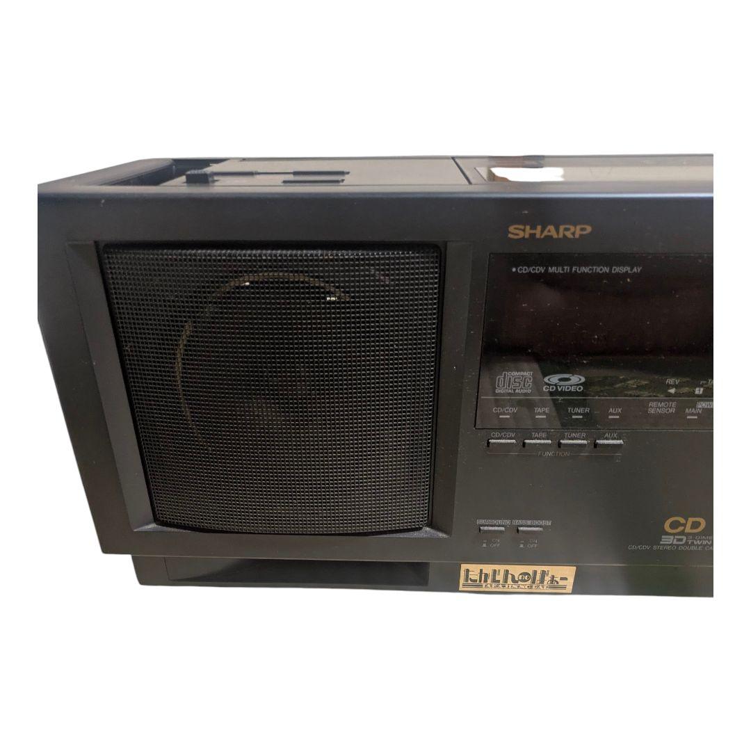 ろ*き様 SHARP QT-93CV CD CDV ラジカセ