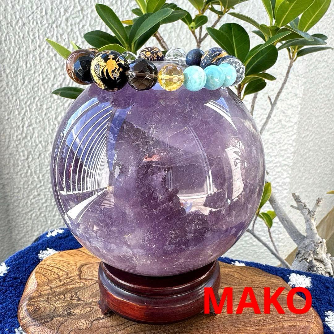 M1793☆アメジスト丸玉直径115mm2.2Kg☆天然石☆N50909